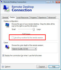 The remote desktop server still thinks there is only one monitor, but thinks it's larger, thus rendering a rectangle that actually spans across the first and rdp 6 (the last version of the protocol, available since vista / server 2008), allows actually using multiple monitors, without any of the limitations of. Remote Desktop With Multi Monitor Support In Xp Super User