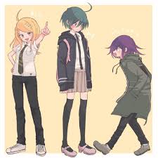 Maizono sayaka fanart and edit by zetsubou13. Kaede Akamatsu Shuichi Saihara Kokichi Oma