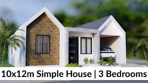 The practicality of this model lies within the versatility, permanence, and price point. 10x12 Meters Small House Design Idea With 3 Bedrooms Max Houzez