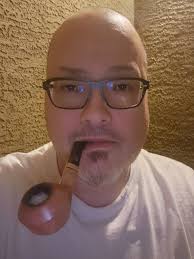 Enjoying the afternoon with a new tobacco Plum Pudding.