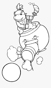 Can you rescue princess peach from this fire breathing foe? Coloring Pages For Kids And For Adults Mario Bowser Jr Coloring Pages Hd Png Download Kindpng