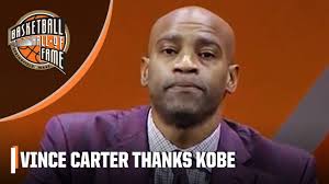 Vince Carter thanks Kobe Bryant during his Hall of Fame speech ❤️