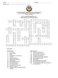 Silang Kata Ting 2 Terbaru Soalan Dan Jawapan Pdf