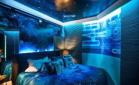 The Ultimate Star Trek Hotel Room Space Themed Bedroom Themed Hotel Rooms Space Themed Room