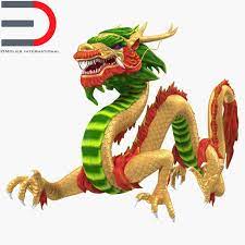 3d Colorful Traditional Chinese Dragon Model Chinese Dragon Traditional Chinese Dragon