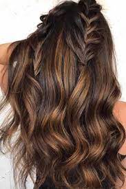 30 Ideas Of Unique Homecoming Hairstyles Lovehairstyles Hair Styles Chocolate Brown Hair Brown Hair With Highlights