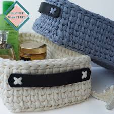 This rectangle crochet basket pattern is a great option for organization and storage. Rectangular Crochet Basket Pattern Knitznpurlzt Shirt Yarn And Crochet Patterns