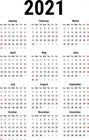 Calendario 2020 Y 2021 Excel Calendario 2019