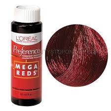loreal preference mega reds mr4 medium intense auburn red