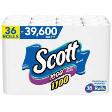 It's gentle on the environment, septic safe and rv friendly, too. Scott 1100 Unscented Bath Tissue 1 Ply 36 Rolls 1100 Sheets Per Roll Individually Wrapped Toilet Paper Sam S Club
