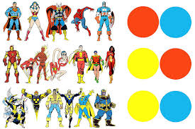 Superhero Color Theory Part I The Primary Heroes