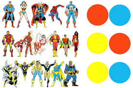 superhero color theory part i the primary heroes