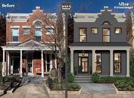 15 Painted Brick Houses With Before And