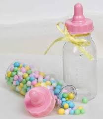Body wash is a practical baby shower favor that will definitely get used. Amazon Com 4 1 2 Pink Lid Baby Bottle Shower Favors 24 Pcs Pkg Health Personal Care