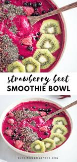 Strawberry Beet Smoothie Bowl Recipe Beet Smoothie Smoothie Bowl Toppings Smoothie Bowl