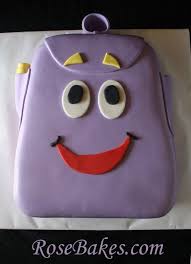 Dora The Explorer Backpack Cake Rose Bakes Birthday Cake Girls Dora Cake Boy Birthday Cake