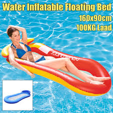 Zcaukya inflatable pool float, 65 x 33 x 8 inch colorful inflatable pool lounger for adults, swimming pool inflatable floating mat for summer parties. Floating Hammock Inflatable Pool Lounger Raft Floating Hammock Inflatable Pool Floats Loungers Floating Bed Swimming Chair Water Float Mat Walmart Com Walmart Com