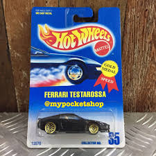 Maybe you would like to learn more about one of these? Vintage Hot Wheels Ferrari Testarossa Black 1996 Hotwheels Gold Medal Speed Hobbies Toys Toys Games On Carousell