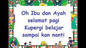 Silahkan klik disini untuk selengkapnya tentang naif aksa dan lirik lagu yang lainnya. Pergi Belajar Lirik Lagu Anak Cipt Ibu Sud Musik Pompi S Youtube