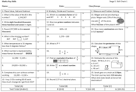 Key Skills Quizzes Mr Birch S Maths Room