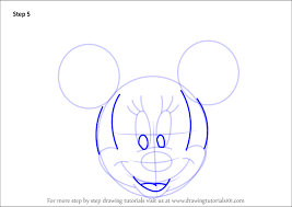 Now let's take our small mouse step by step. Learn How To Draw Minnie Mouse Face From Mickey Mouse Clubhouse Mickey Mouse Clubhouse Step By Step Drawing Tutorials
