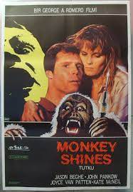 Monkey Shines 1988 Horror Movie Posters Horror Movies Slasher Film