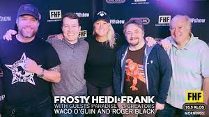 Since then, the show is called as the heidi and frank show. Frosty Heidi And Frank With Guests Waco O Guin And Roger Black Klos Fm