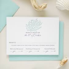 Beach Themed Wedding Invitations Coral Reef Beach Theme Wedding Invitations Beach Wedding Invitations Destination Wedding Rsvp