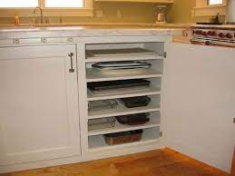 To add shelf in cabinet. Add Additional Shelves In Lower Cabinets To Store Flat Items By Using More Shelves It Prevents Inconvenient T Kitchen Cabinetry Kitchen Storage Home Projects