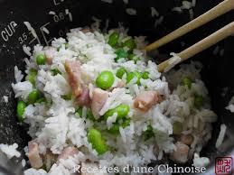 Recettes D Une Chinoise Utiliser Le Rice Cooker Pour Faire Un Plat Complet Riz Au Jambon Seche Et Edama Recettes Cuiseur A Riz Cuiseur Riz Recette Asiatique