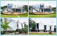 Modern Design Luxury Glass Wall Prefabricated Modular ...