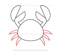 How to draw a crab step by step? How To Draw A Crab
