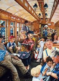 Brabeau Susan I Am A Child Art Nostalgic Art Train Art