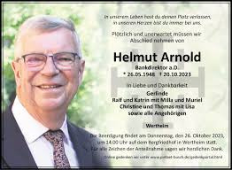 Traueranzeigen von Helmut Arnold