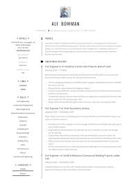 Civil Engineer Resume Writing Guide 12 Resume Templates 2020