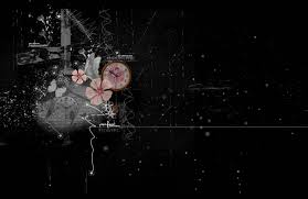 Aesthetic Black And White Theme Background Dark Flowers Premade Background By Valentine Deviant Overlays Tumblr Overlays Picsart Overlays