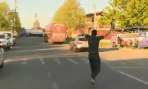 Steaua has never had a standard playing kit. Fr Cluj Star Ovidiu Hoban Frantically Chases Bus Down The Street After It Set Off On 450km Journey Daily Mail Online