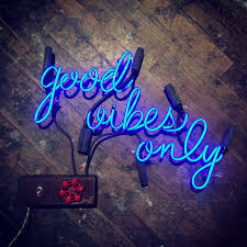 Good Vibes Only Neon Sign Ready Made Neon Signs Neon Light Art Neon Words