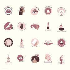 Set Of Beauty And Cosmetics Icons Free Image By Rawpixel Com Vector Free Beauty Logo Design Spa Logo Design