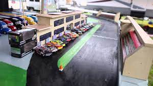 How to make a stop motion nascar race. Nascar Toy Track Youtube