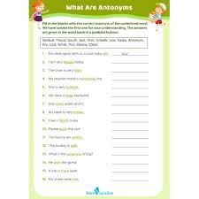 We did not find results for: Antonyms Worksheets For Kids Free Printable Momjunction