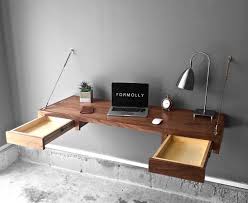 Floating Desk Floatingdesk Floating Desk Home Desk Wall Desk