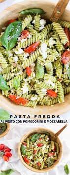 Di pesto di pistacchio (io ho usato sciara) basilico fresco q.b. Pin Auf Pasta Fredda