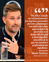 El rol fundamental de The R&A en el desarrollo del golf a partir de The  Open, uno de los temas que abordó Mark Darbon, Chief Executive  @therandagolf en conferencia de prensa desde