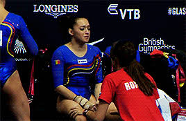 Sports injury gymnastics athletic girls olympics olympic athletes gymnastics images romanian gymnastics athlete sports. Larisa Iordache Gif Find On Gifer