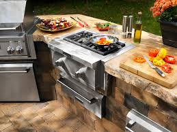 Thankfully, electric smokers produce the results you want with a lot less hassle. Outdoor Kitchen Appliances Hgtv