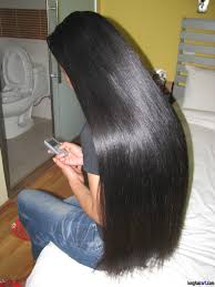 Gorgeous Long Straight Black Hair Rambut Indah Rambut Panjang Rambut