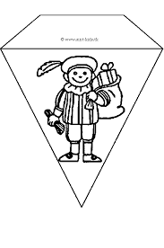 Sinterklaas is fien en milo bereiden alles voor; Vlaggetjes Maken Vlaggenlijn Sinterklaas Sinterklaas Knutselen Sinterklaas