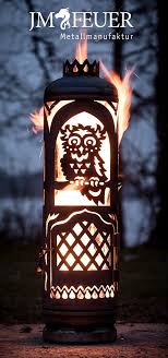 Feuerstelle Eulenturm Hergestellt Aus Einer Gasflasche Jmfeuer Feuerstelle Feuer Feuersaule