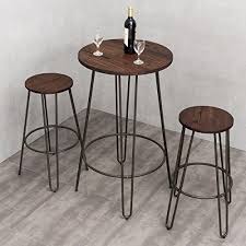 Check spelling or type a new query. 3 Piece Small Space Dining Table Chair Set Bar Height Pub Table Modern Rustic Chic Furniture Kursi Desain Kursi Desain
